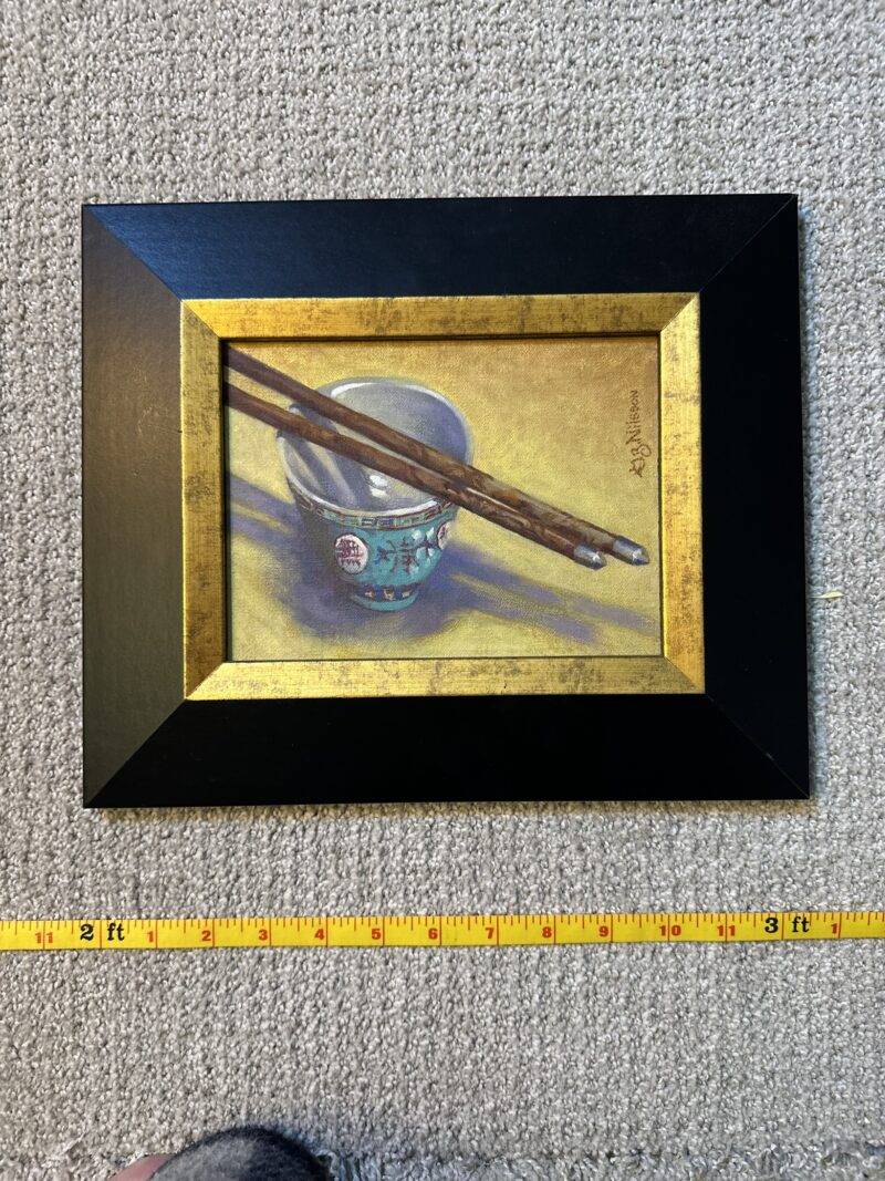 Gloria Nillson Listed Artist Shadow Play | Oil on Linen 8" x 6"