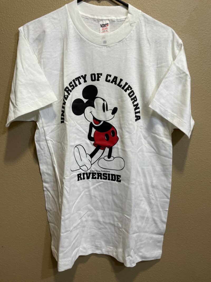 Vintage 1980's Mickey Mouse University Of California USA Riverside T-Shirt