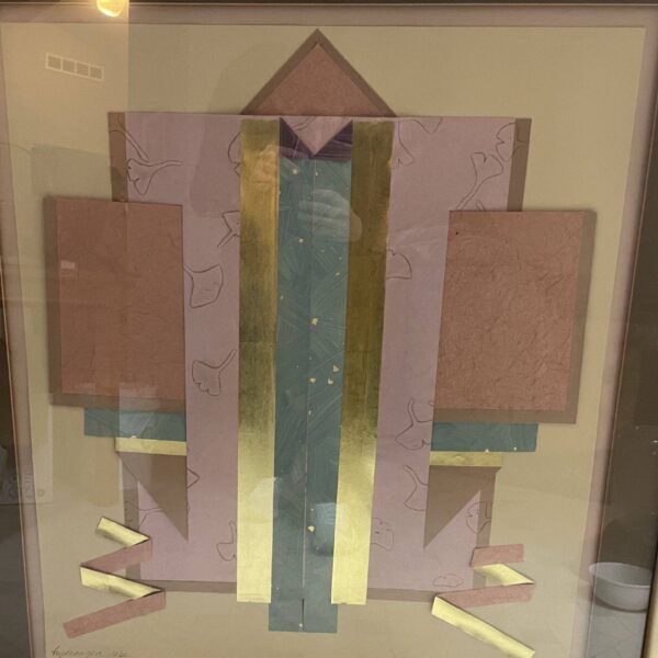 Christine Tarpay Kimono Mono Print Mixed Media Wall Art