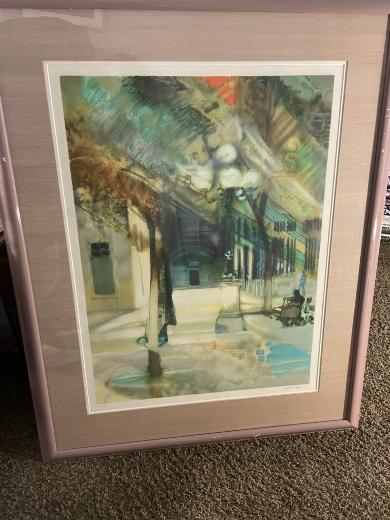 Paul Ambille Paris Place Furstenberg Impressionist Signed Limited Edition