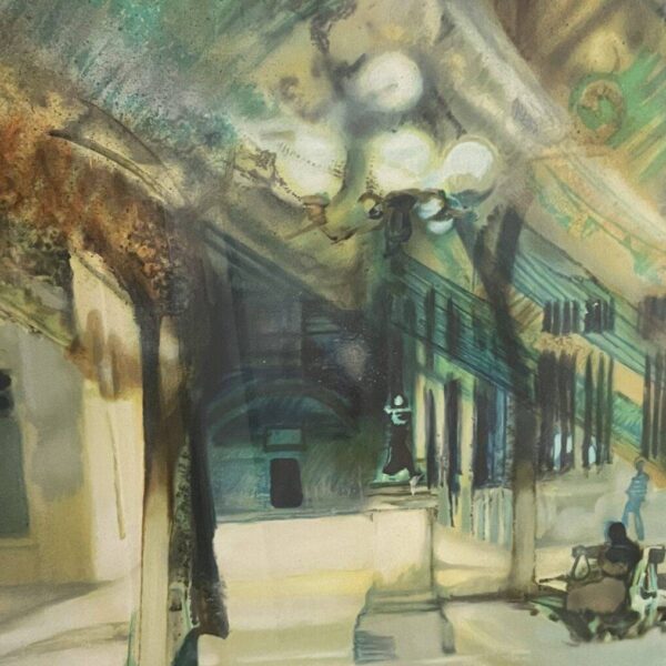Paul Ambille Paris Place Furstenberg Impressionist Signed Limited Edition