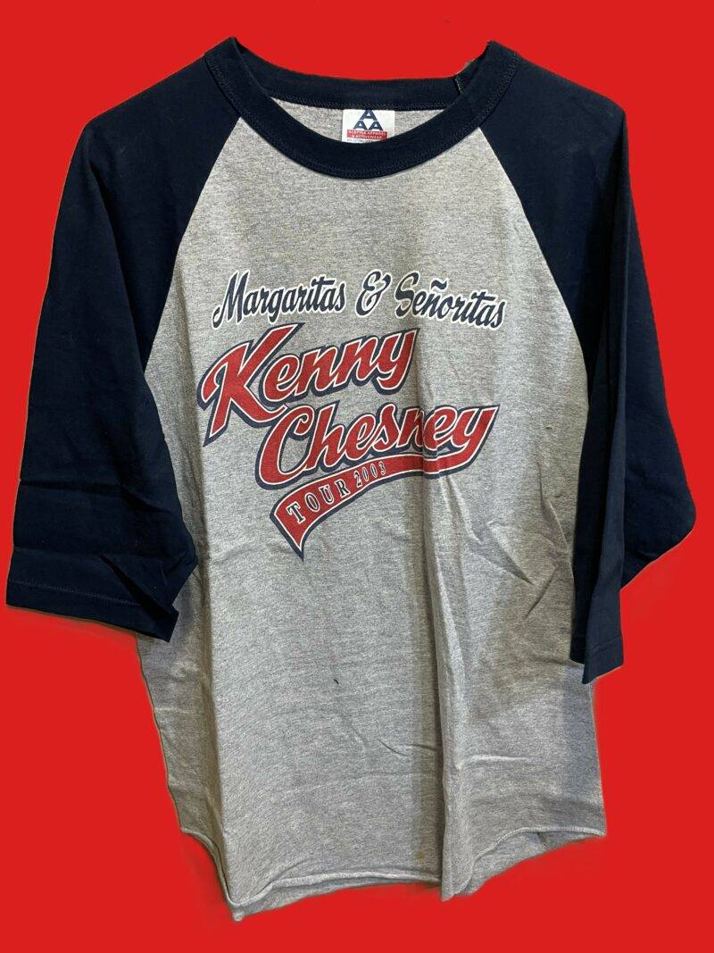 Vintage Kenny Chesney Baseball Cut T-Shirt Concert Shirt