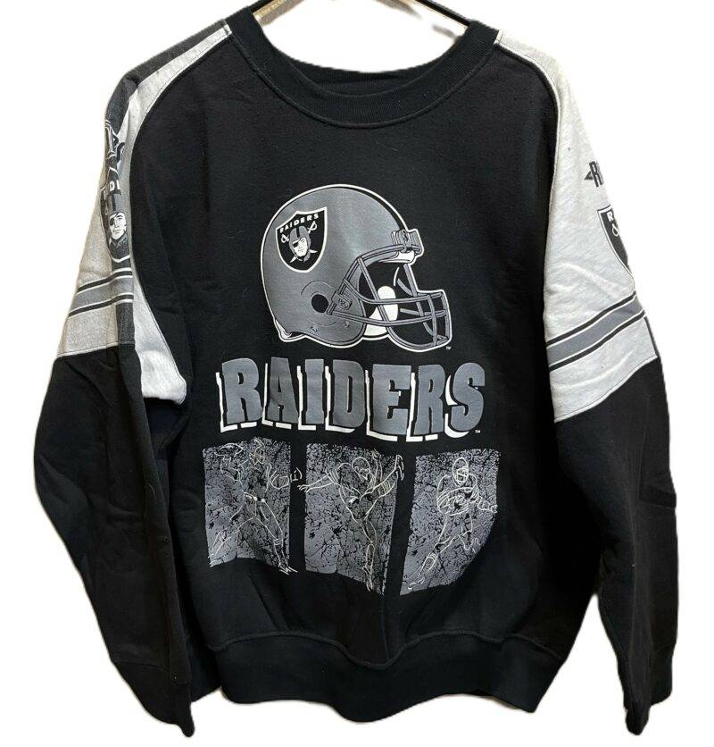 Vintage NFL Oakland Raiders 1980's Crewneck Sweater Rare