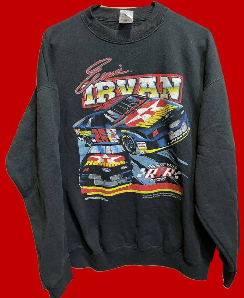 Vintage Ernie Irvan Nascar Crewneck Sweater 1990's