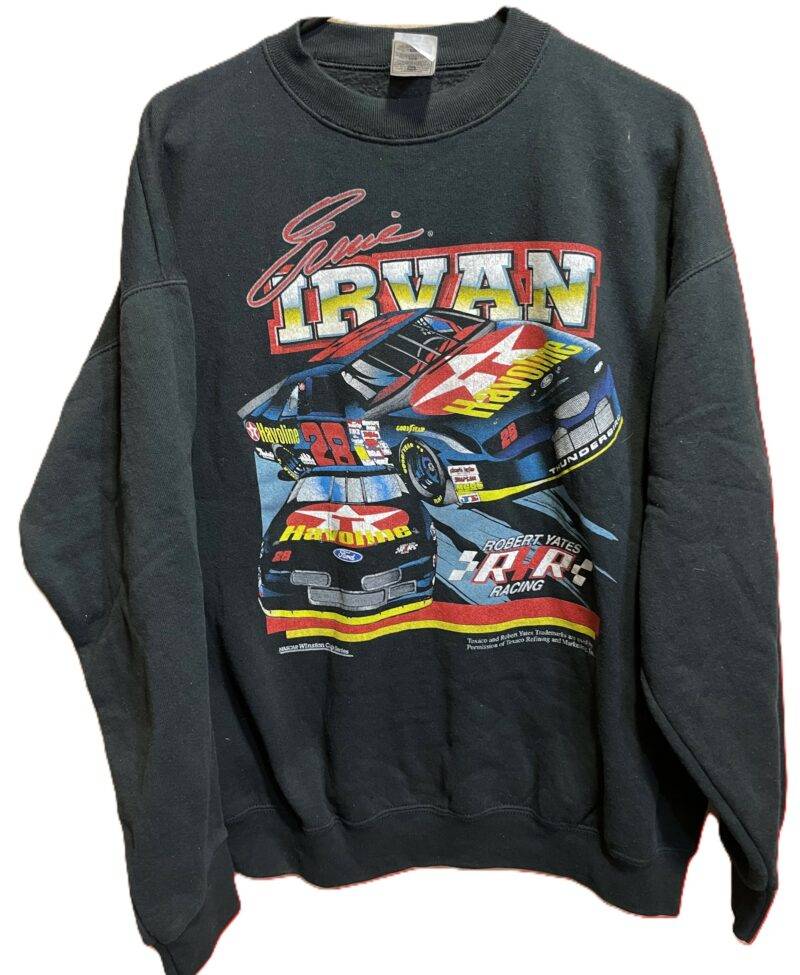 Vintage Ernie Irvan Nascar Crewneck Sweater 1990's - Image 3