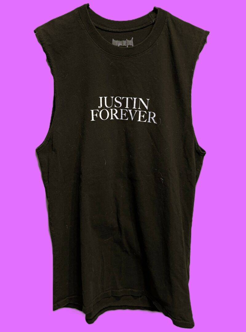 Justin Bieber Purpose Tour Forever Vintage Sleeveless T-Shirt - Image 3
