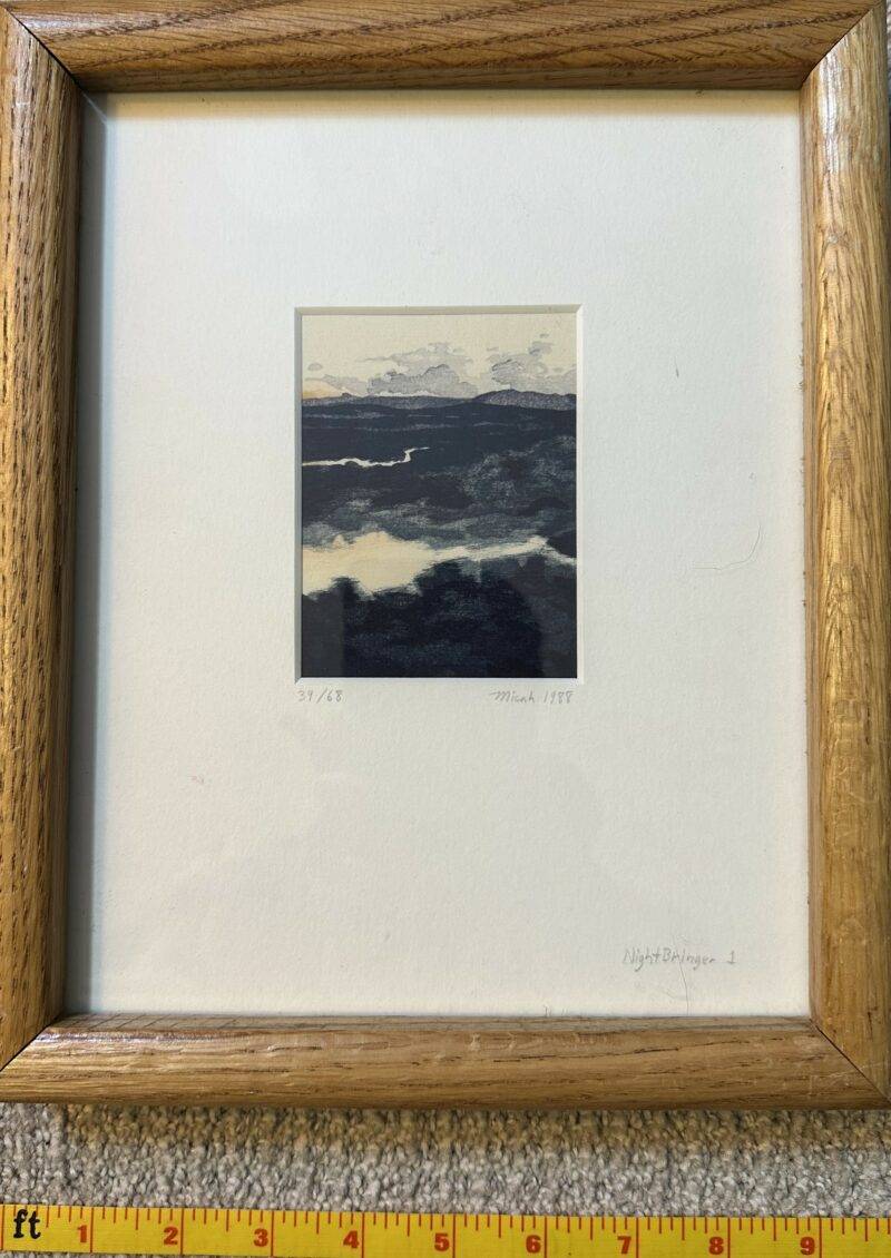 Micah 1988 Night Bringer Limited Edition of /68 Framed Wall Art - Image 5