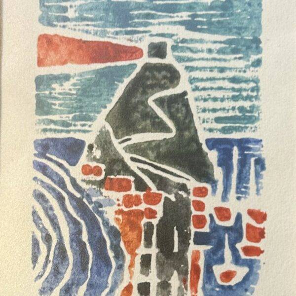 Abstract Limited Edition Artist Proof Serigraph 5" x 7"