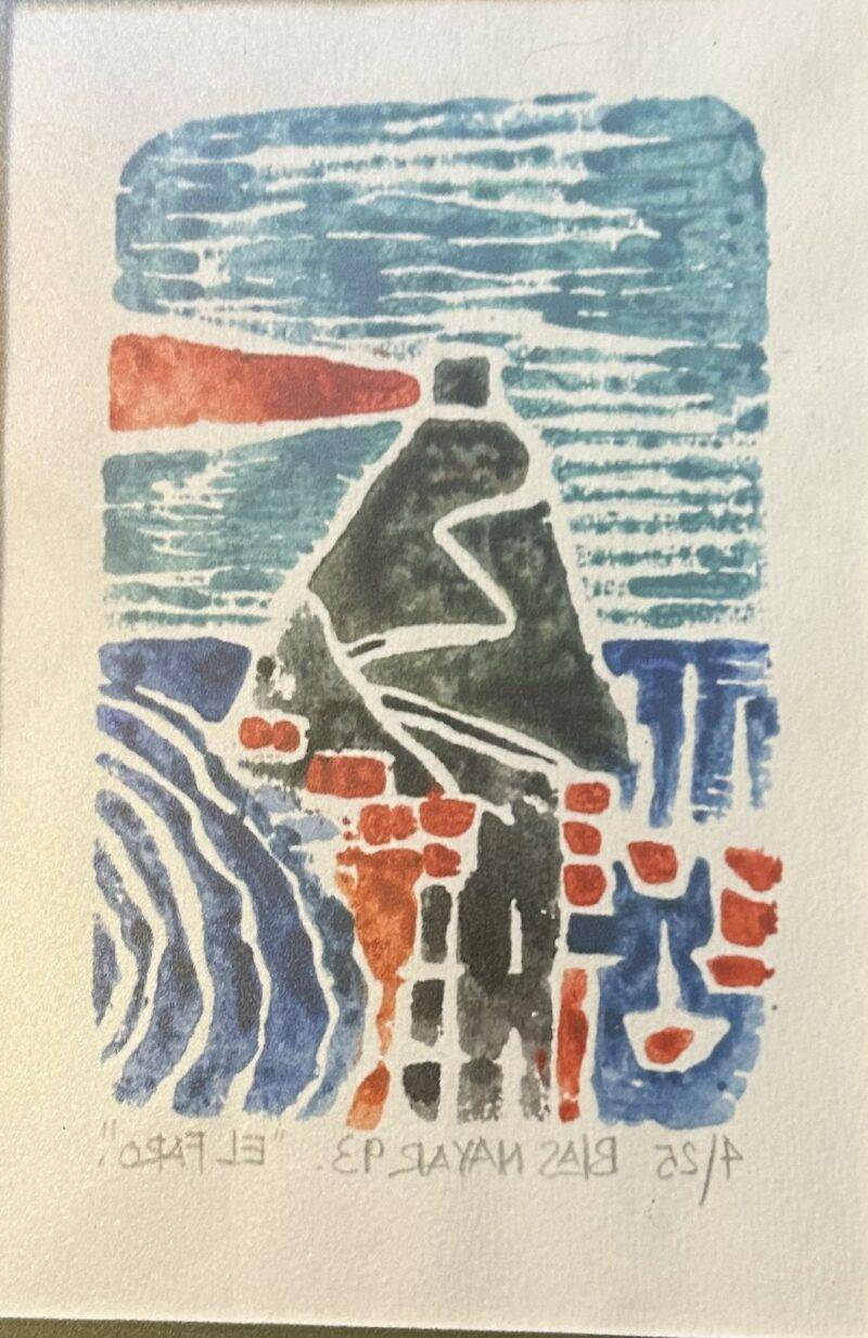 Abstract Limited Edition Artist Proof Serigraph 5" x 7"
