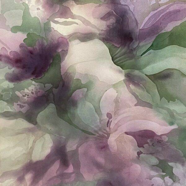 Floral Abstract Watercolor Painting