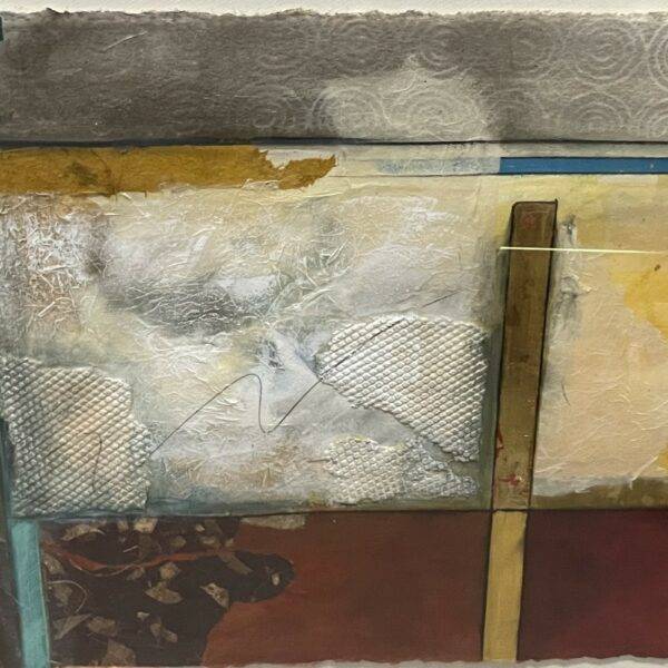 Original Mixed Media Signed Painting Collage - Abstract Contemporary Art 36" x 48"