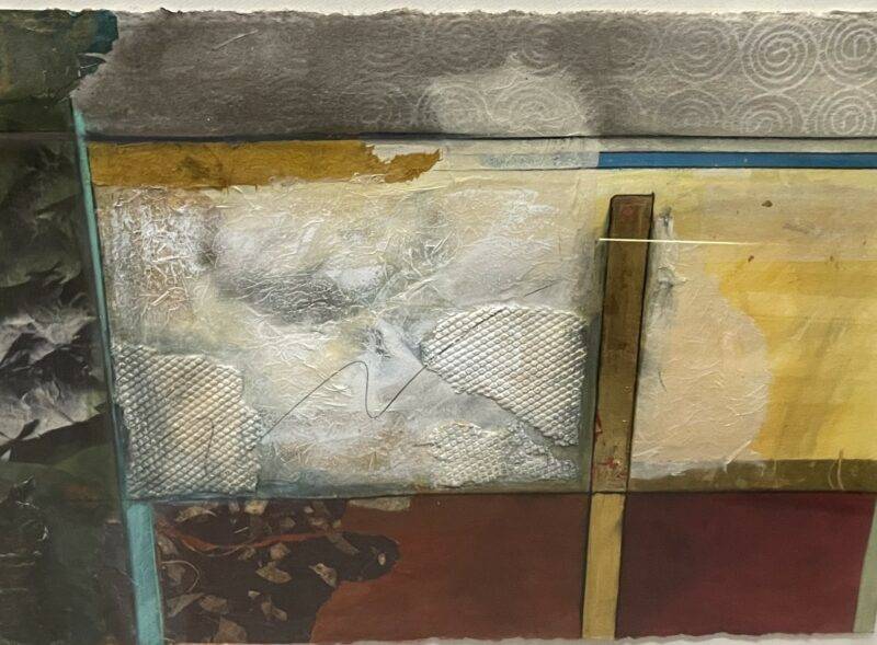 Original Mixed Media Signed Painting Collage - Abstract Contemporary Art 36" x 48"