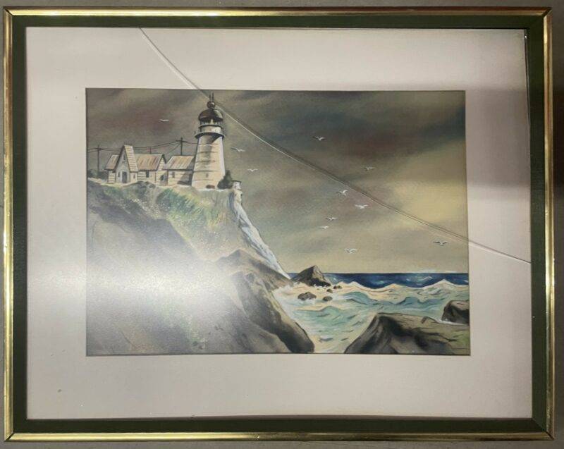 Norman Gordon - Pair of Original Watercolors of Ocean Coast - Lincoln City, Oregon 18" x 24" - Image 2