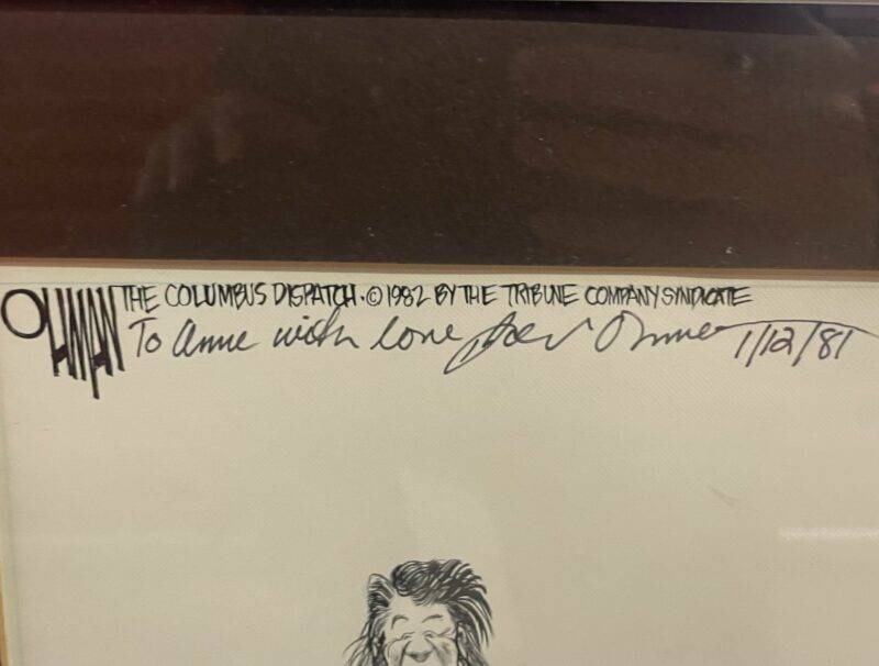 Jack Ohman Original Political Satire Cartoon Art 1980's w/ Provanance From Artist - Image 3