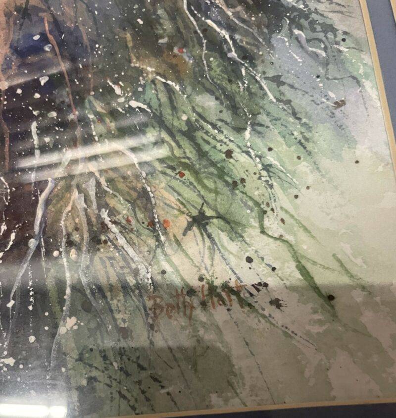 Original Watercolor on the Hill Bright and Brilliant 18 x 24 - Image 3