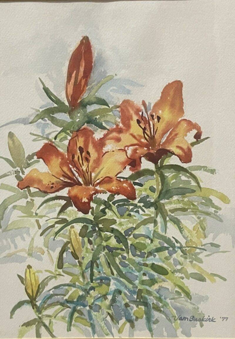 Joyce Olson - Flowers from Heaven Original Floral Watercolor Signed