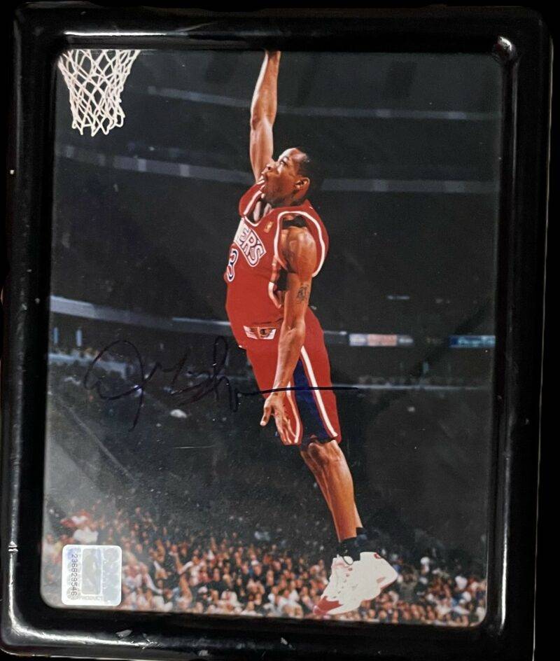 Allen Iverson "The Answer" Signed NBA Photograph 8" x 10" - Image 2