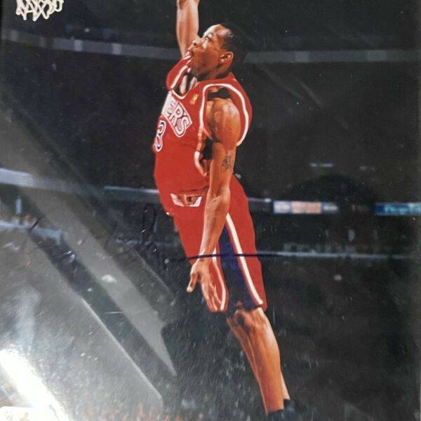 Allen Iverson "The Answer" Signed NBA Photograph 8" x 10"