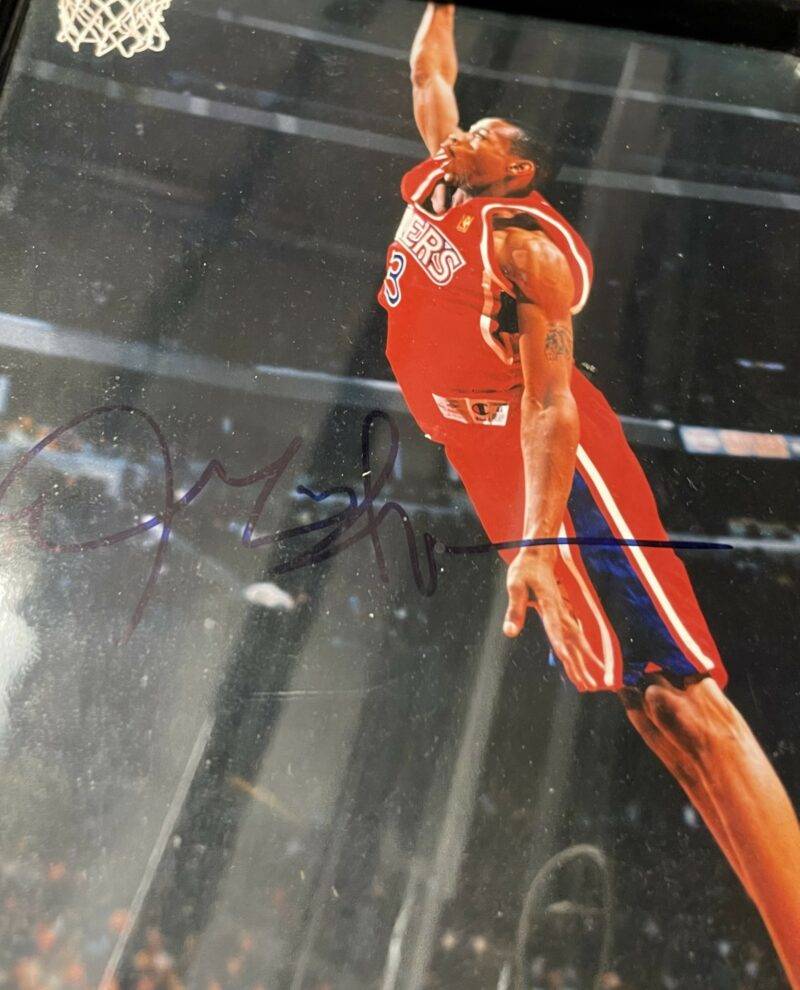 Allen Iverson "The Answer" Signed NBA Photograph 8" x 10" - Image 3