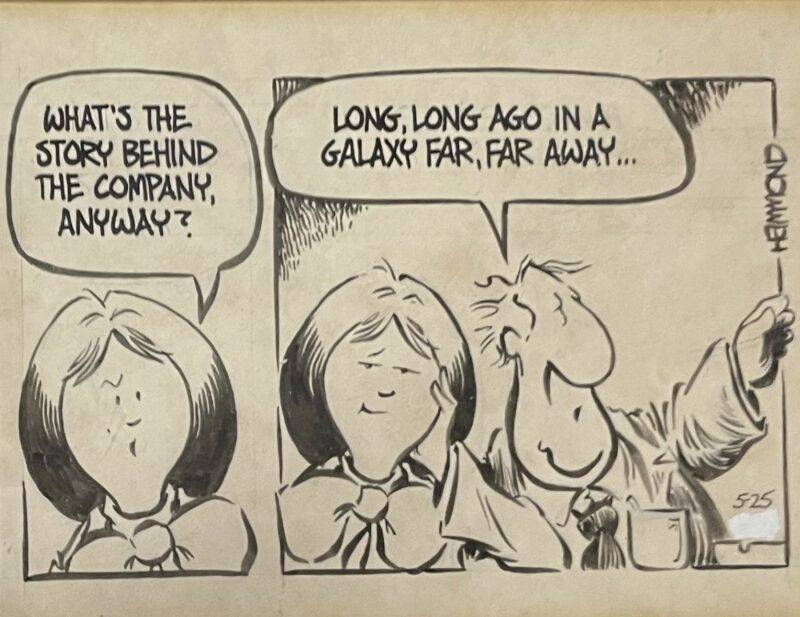 Original Comic Strip Art from Lynn Johnston's Award Winning "For Better or For Worse*