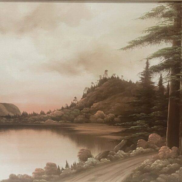 Minnie Wonsomos Listed Oregon Artist Crater Lake Painting