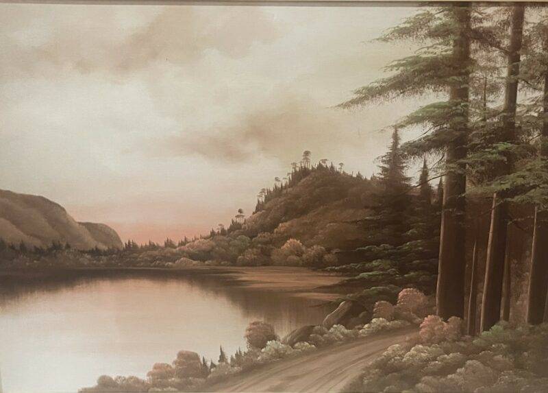 Minnie Wonsomos Listed Oregon Artist Crater Lake Painting