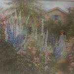Impressionist House and Garden Original Pastel