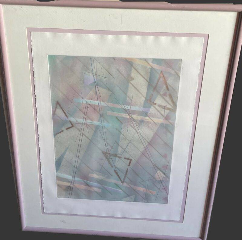 G. Pane Signed Limited Edition /300 Etching - Framed Large 24" x 36" - Image 2