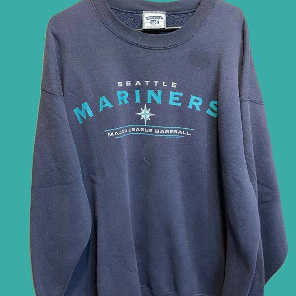 Vintage Seattle Mariners Lee Sports Crewneck Sweater 1990's