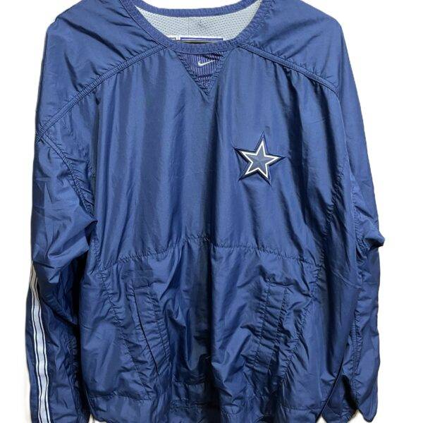 Vintage 1980's Dallas Cowboys Warm Up Jacket Nike White Tag x Pro Line