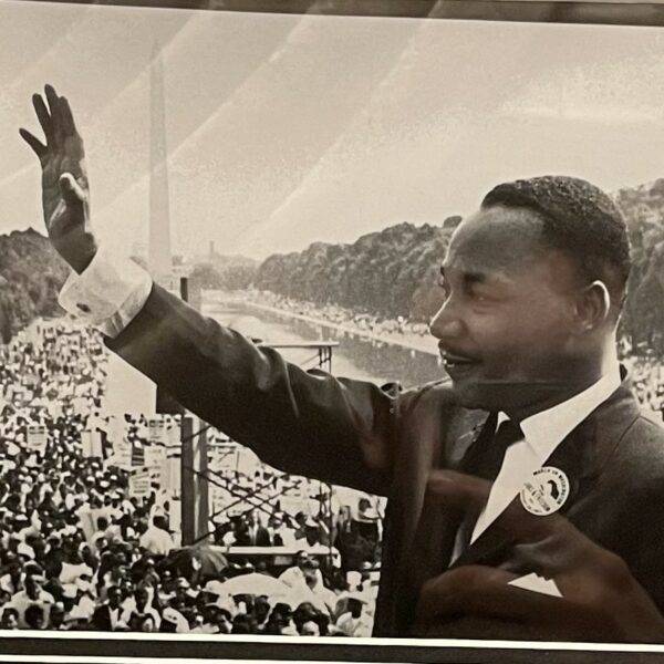 Martin Luther King Jr. Dream Speech Print w/ Vintage Stamp