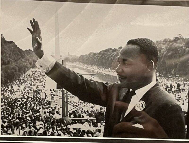Martin Luther King Jr. Dream Speech Print w/ Vintage Stamp