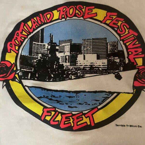 Vintage Portland Rose Festival Fleet Vintage 1990's White T-Shirt XL