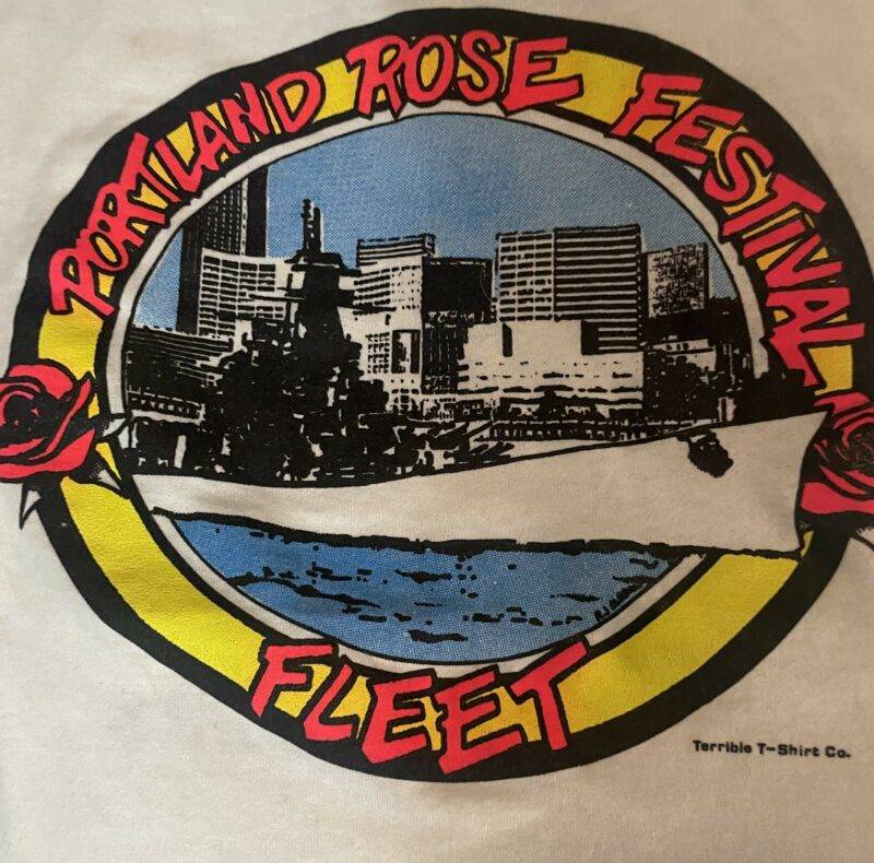 Vintage Portland Rose Festival Fleet Vintage 1990's White T-Shirt XL