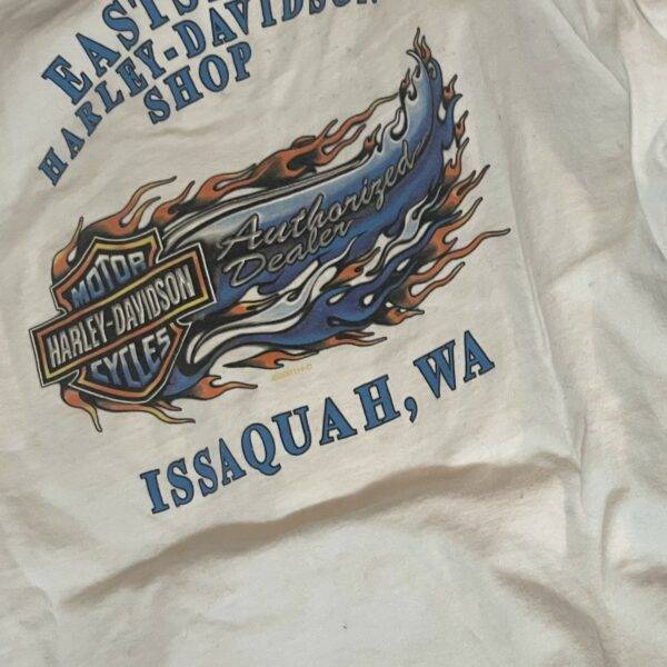 Eastside Harley-Davidson Shop Issaquah Washington - Vintage Long Sleeve 2000's