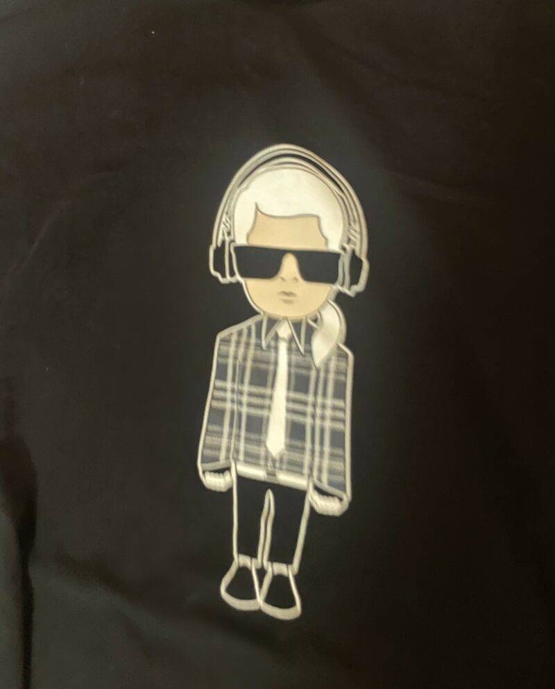 Classic Boy with Headphones Karl Langford Premium T-Shirt - Image 2