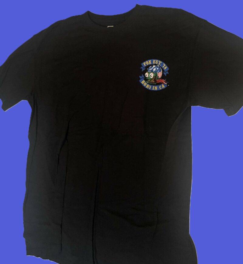 Fox Born in Cali Insane Graphic T-Shirt XL Vintage 2000's - Image 2