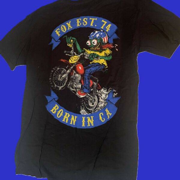 Fox Born in Cali Insane Graphic T-Shirt XL Vintage 2000's