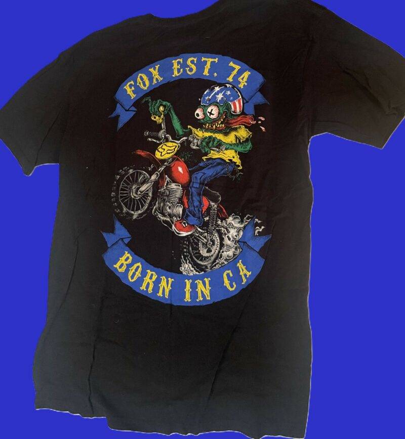 Fox Born in Cali Insane Graphic T-Shirt XL Vintage 2000's