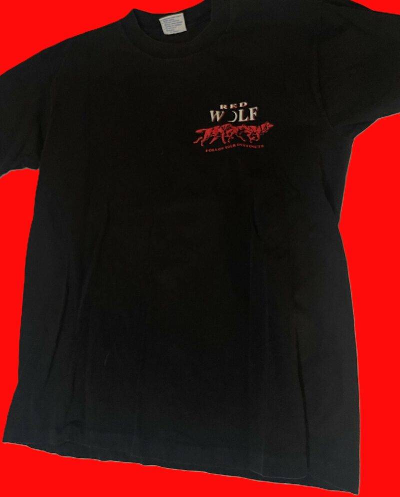 Vintage Red Wolf Brewing Follow Your Instincts T-Shirt XL - Image 2