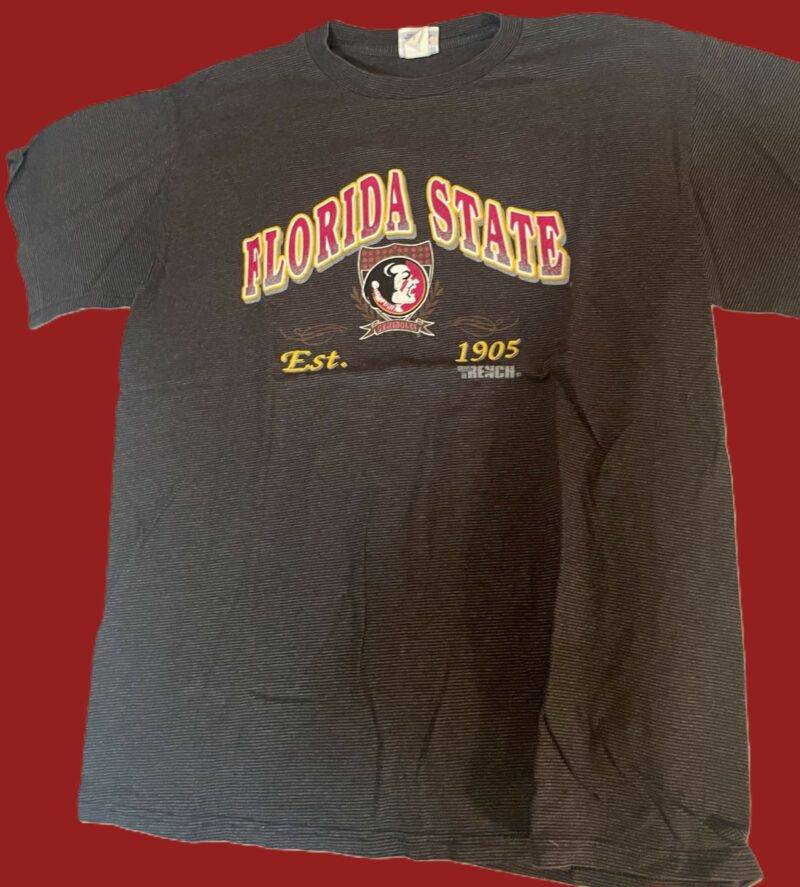 Florida State Seminoles Sports T-Shirt '40' Single Stitch Size XL