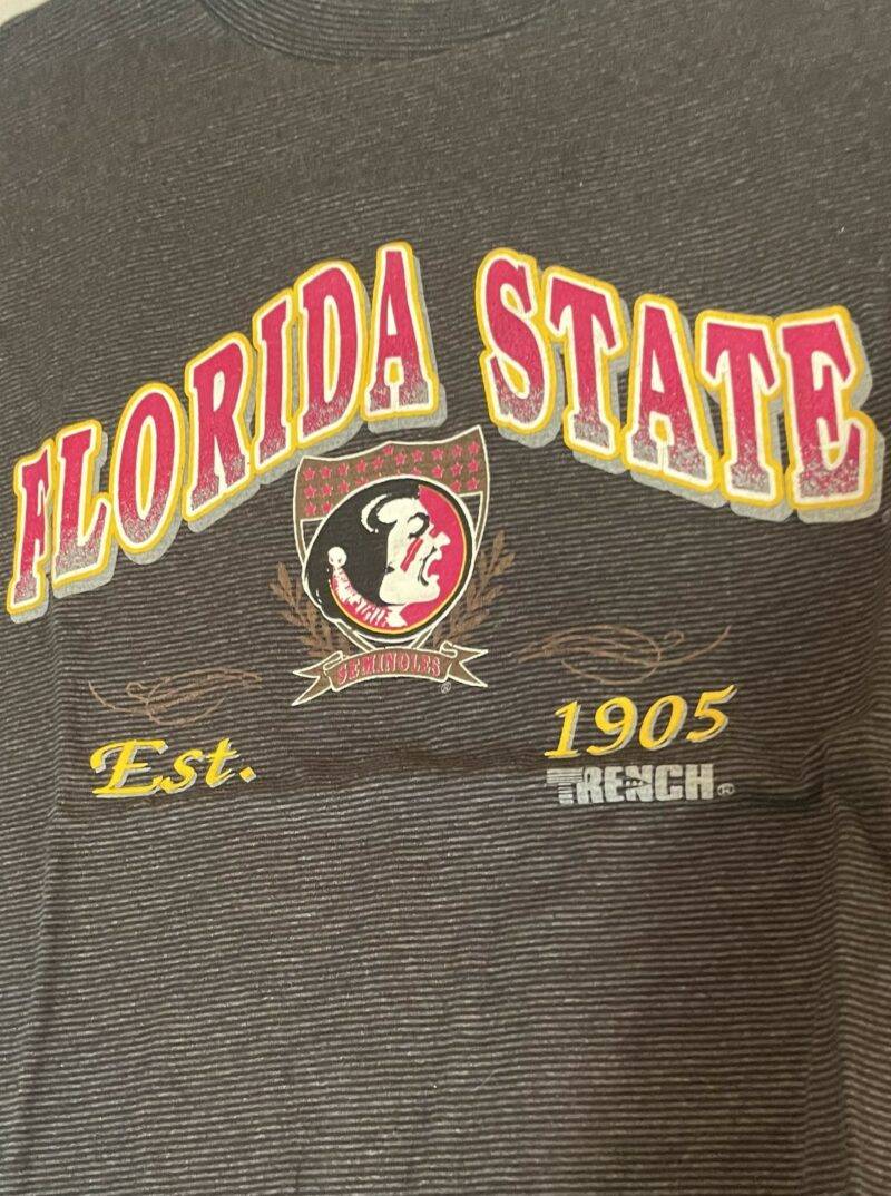 Florida State Seminoles Sports T-Shirt '40' Single Stitch Size XL - Image 3