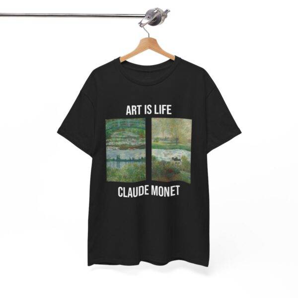 Claude Monet Art is Life Mixed Masterpieces Unisex T-Shirt