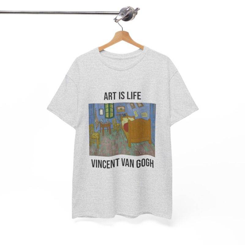 Vincent Van Gogh The Bedroom - Art is Life Unisex T-Shirt - Image 2