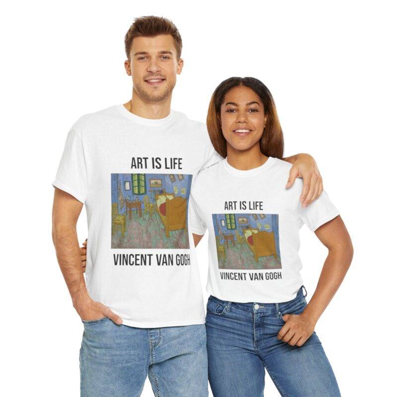 Vincent Van Gogh The Bedroom - Art is Life Unisex T-Shirt - Image 5