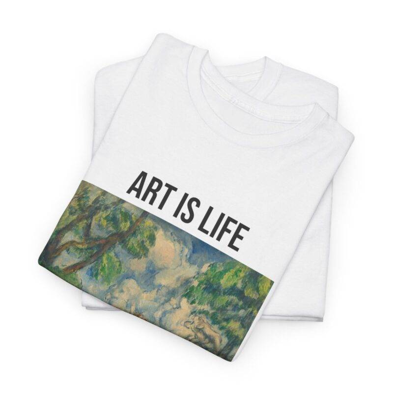 Paul Cezanne The Battle of Love - Art is Life T-Shirt - Image 4
