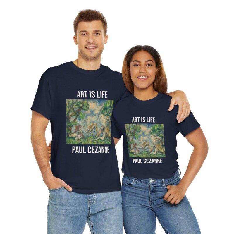 Paul Cezanne The Battle of Love - Art is Life T-Shirt - Image 3