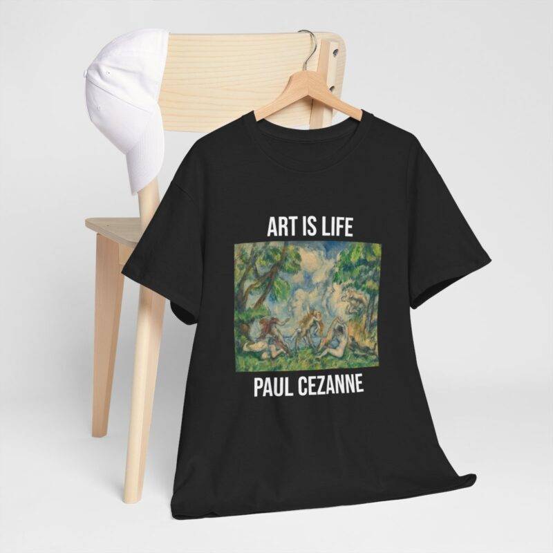 Paul Cezanne The Battle of Love - Art is Life T-Shirt - Image 2
