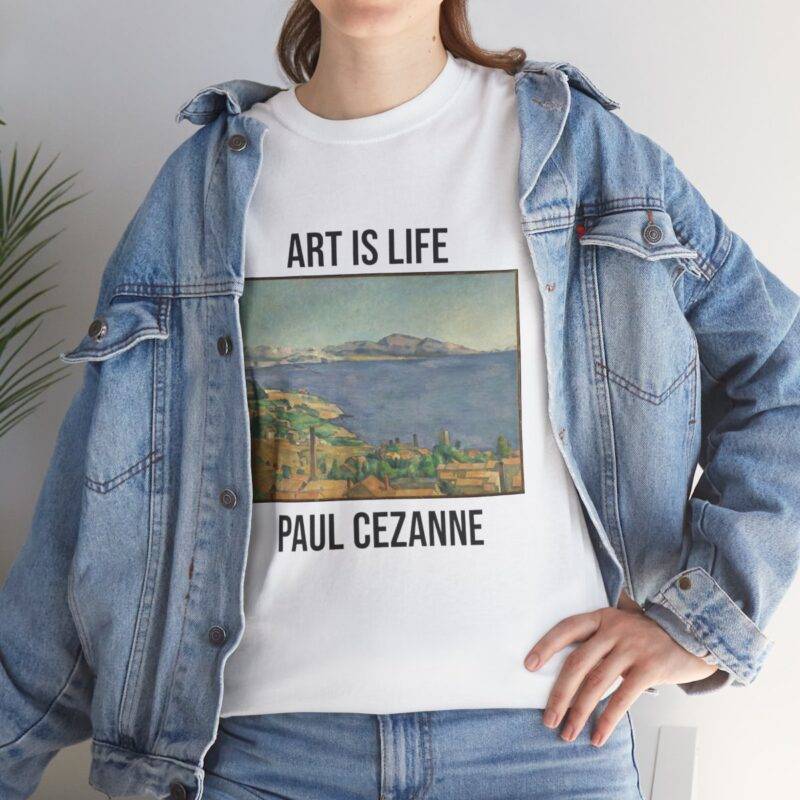 Paul Cezanne The Gulf of Marseilles - Art is Life T-Shirt - Image 2