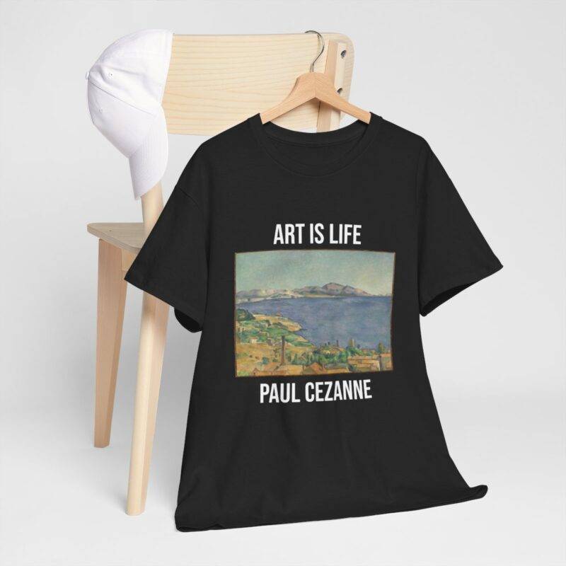 Paul Cezanne The Gulf of Marseilles - Art is Life T-Shirt - Image 4